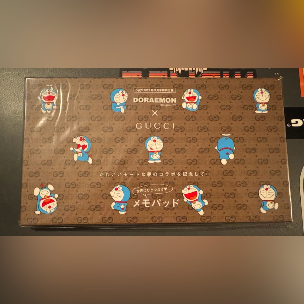 New in Package Gucci x Doraemon Hardcover Notepad Set